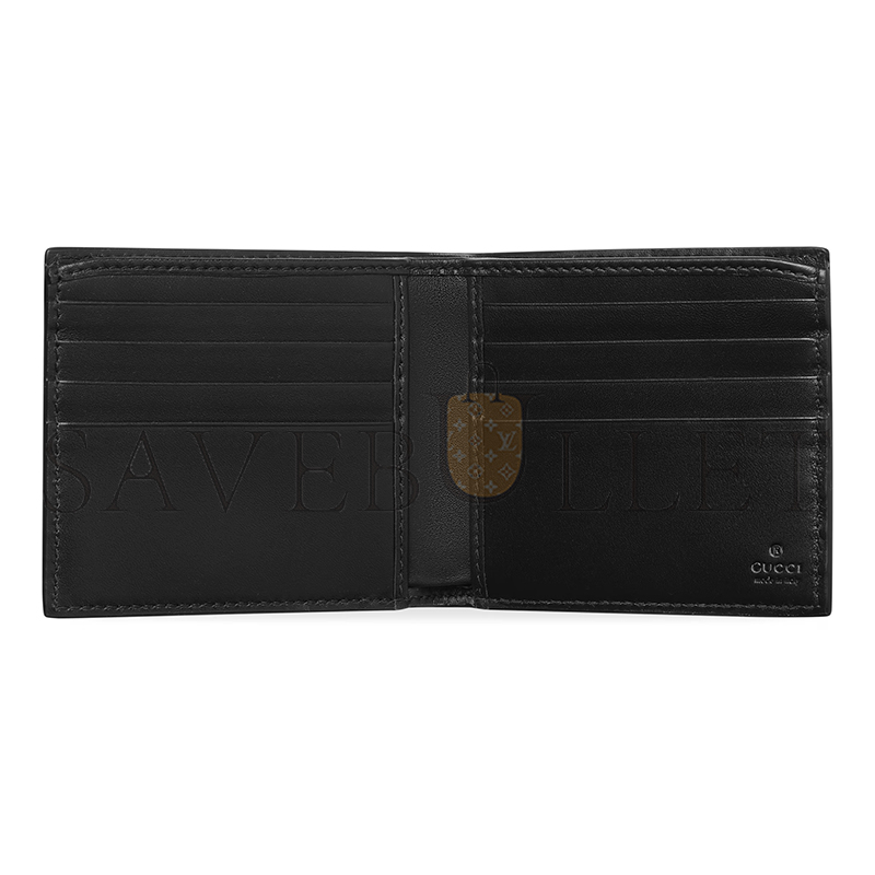 Gvc*1 gg emblem bi-fold wallet ‎850175 (11*9cm)